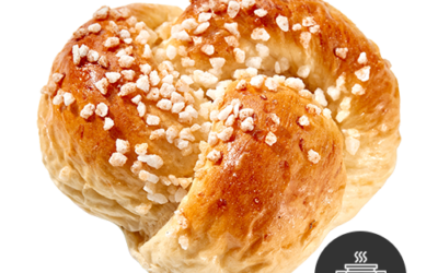 Knoten mit Hagelzucker
