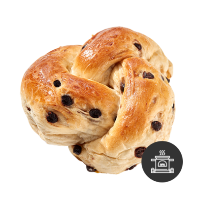 Knoten Schoko Holzofen