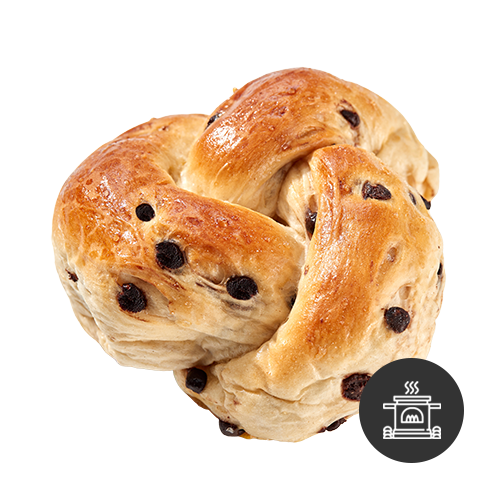 Knoten Schoko Holzofen