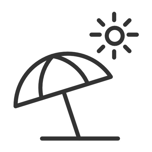 Sitzplätze außen Icon