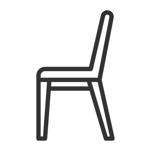 Sitzplätze innen Icon