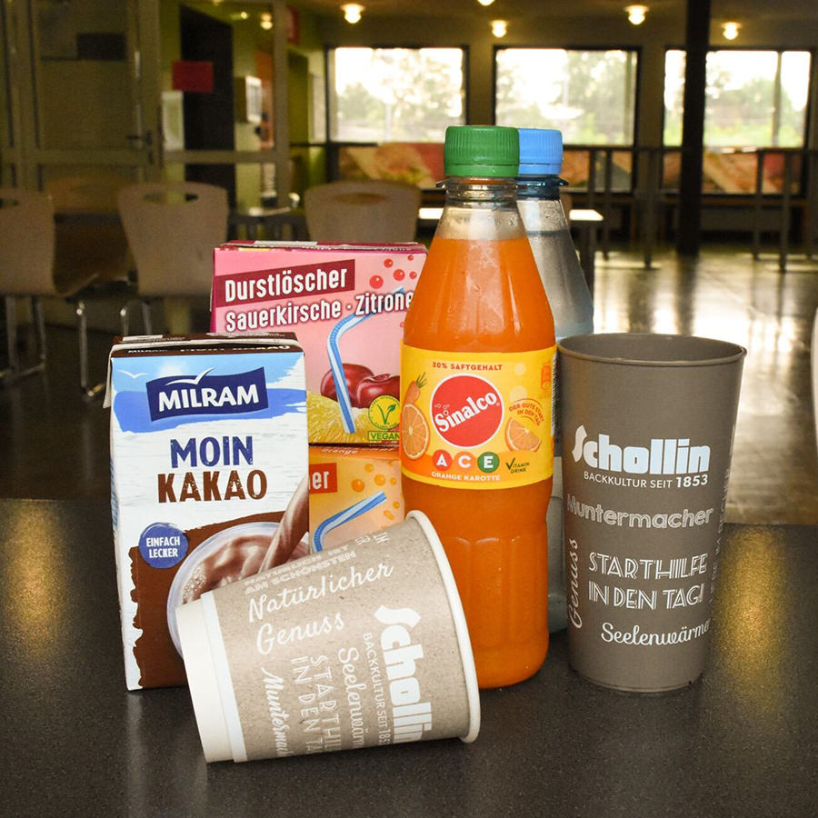 Schollin Schulbistro Produkte Getränke