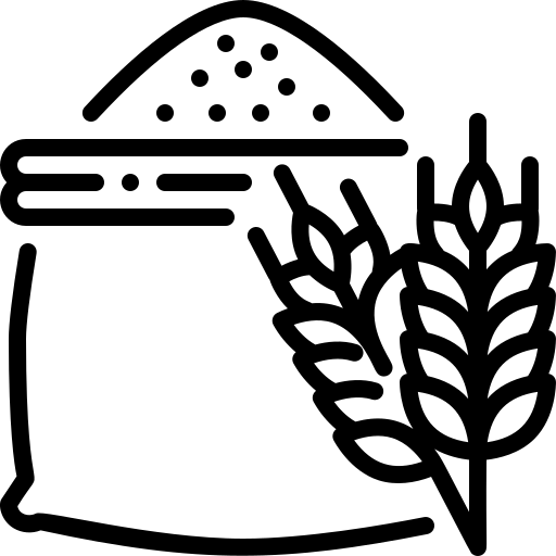 Mit Körnern