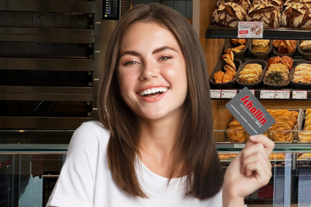 Bäckerei Schollin Kundenkarte Info